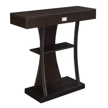 Newport 1 Drawer Harri Console Table with Shelves - Breighton Home