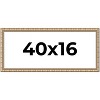 PosterPalooza | 40x16 Modern Bamboo Picture Frame, UV Acrylic, 5 Finishes - 2 of 4