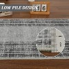Washable Runner Rugs - Non-Slip Low Pile, Modern Bordered for Hallway, Entryway, Bathroom & Kitchen - Stain Resistant Carpet Mat - 4 of 4