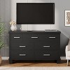 7 Drawer Dresser for Bedroom, Modern Wooden Chest of Drawers with Metal Handles, Wide Closet Dresser Organizer for Bedroom, Living Room - 3 of 4
