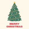 April Lane Art Merry Christmas Tree Shower Curtain - Deny Designs - 3 of 3