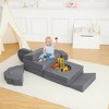 11Pcs Modular Kids Couch for Toddler Creative Play, Kids Convertible Sofa Foam Couch Playset for Playroom - 3 of 4