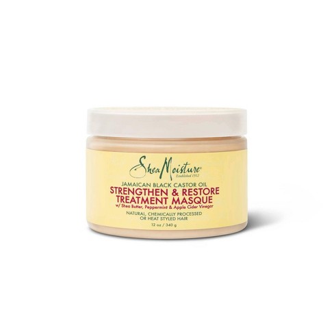 Sheamoisture Treatment Masque For Dry Hair Jamaican Black Castor Oil 12 Fl Oz Target