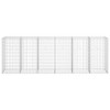 vidaXL Gabion Wall with Covers Galvanized Steel 118"x19.7"x39.4" - 4 of 4