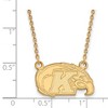 Black Bow Jewelry 14k Yellow Gold Kent State Golden Flashes NCAA Necklace 18 Inch - 3 of 4