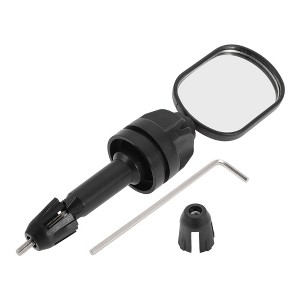 Bike Rearview Mirror 55x41mm Adjustable | Front Handlebar Bike Mirror Black for Bicycle Mountain Road Bike 1 Pcs - 1 of 4