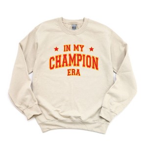 Simply Sage Market Women's Graphic Sweatshirt Red In My Champion Era - 1 of 2
