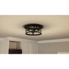 Quoizel Lighting Marblehead 2 - Light Flush Mount in  Mystic Black - 3 of 4