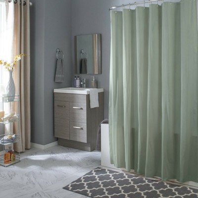 Sage Green Shower Curtain Target, Sage Fabric Shower Curtain
