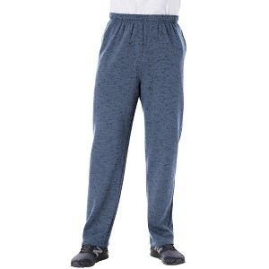 KingSize Men's Big & Tall Fleece Open-Bottom Sweatpants - 1 of 4