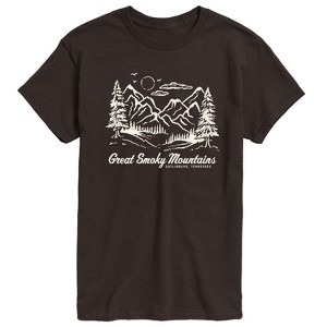 Men's - Instant Message - Smoky Mountains Tn Short Sleeve Graphic T-Shirt - 1 of 4