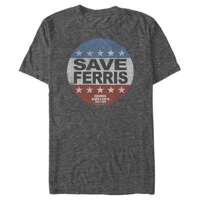 Ferris Buellers Day Off Save Ferris Movie Quote Men's T-Shirt 