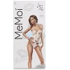 Memoi Women's Harlow White Floral Lace Bustier and Panty - 4 of 4