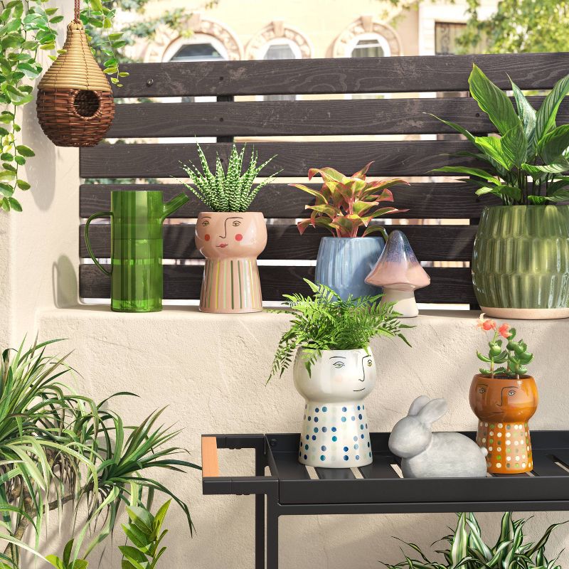 Family Ceramic Indoor Outdoor Planter Pot - Threshold™, 3 of 10