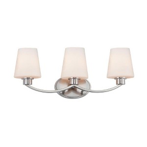 Maxim Lighting Shelter 3 - Light Vanity in  Satin Nickel - 1 of 3