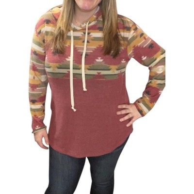 Women's Aztec Hoodie - honeyme