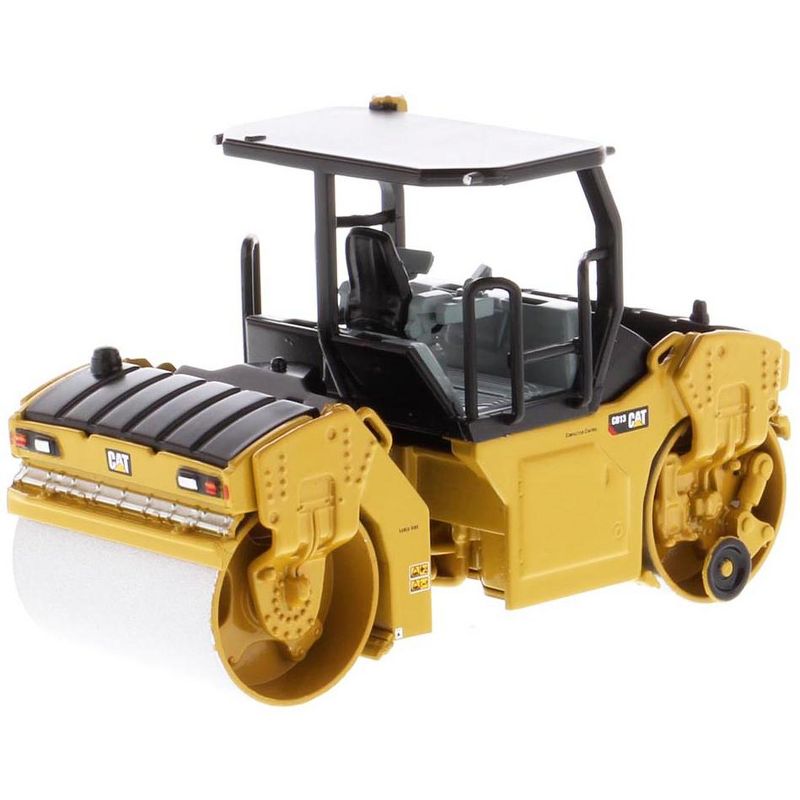 CAT Caterpillar CB-13 Tandem Vibratory Roller with ROPS "Play & Collect!" Series 1/64 Diecast Model by Diecast Masters, 4 of 7