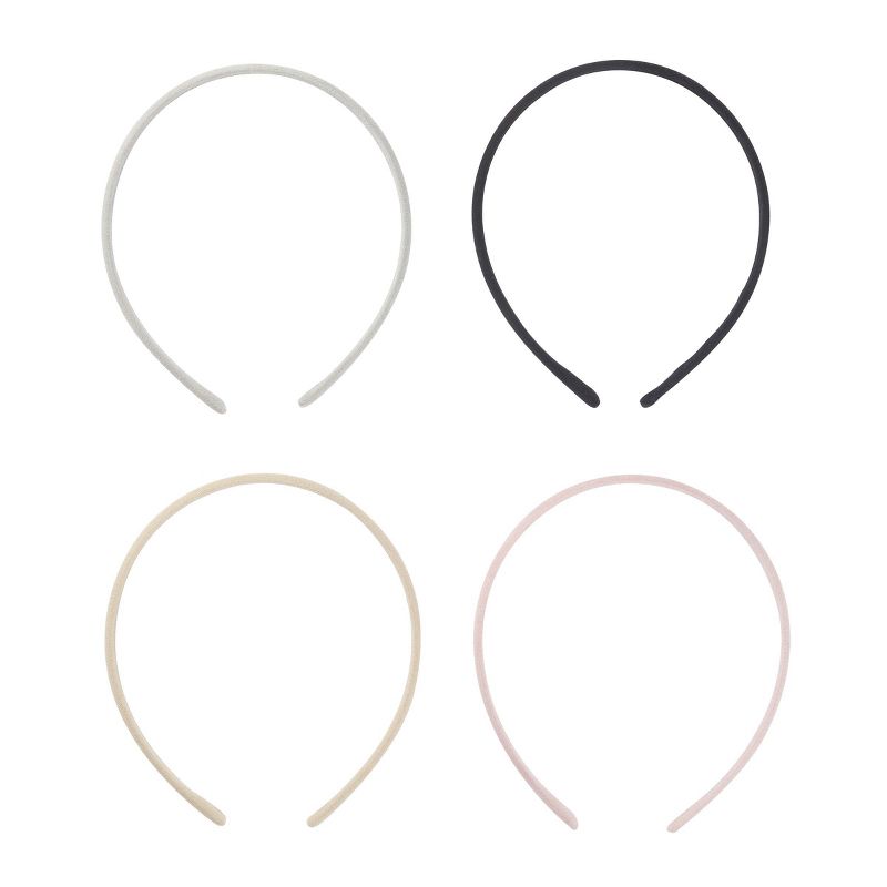 sc&#252;nci Thin Microsuede Headbands - Neutral - All Hair - 4pk, 5 of 6