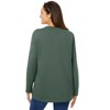 Woman Within Plus Size Perfect Long-Sleeve Crewneck Tee - 3 of 4