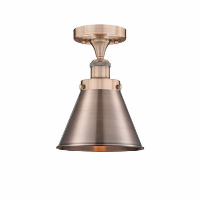 Appalachian - 1 Light Semi-Flush Mount In Traditional Style-9.88 Inches Tall and 8 Inches Wide