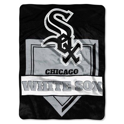 MLB Chicago White Sox Home Plate Raschel Throw Blanket