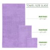 BAGOKIE 100% Turkish Cotton Corduroy Ribbed Bath Towels 6-Piece Set - 3 of 4