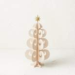 Small Wood Swirl Christmas Tree Cream - Opalhouse™ designed with Jungalow™