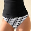 Women's Argyle Patterned Mid-Waisted Bikini Bottoms - Cupshe - 4 of 4