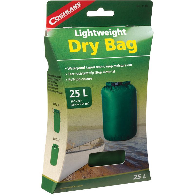 Coghlan's Lightweight Dry Bag, Tear Resistant w/ Roll Top Closure, 1 of 4