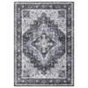 Area Rugs for Living Room Bedroom Washable Vintage Distressed Print Pattern Medallion Carpet Non-Slip Low Pile Rug - 3 of 4