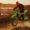 24V Electric Off-Road Motorcycle,250W Motor 13.6MPH Fast Speed Motocross,Leather Seat Dirt Bike - 3 of 4