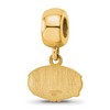 Black Bow Jewelry 14k Yellow Gold Plated Sterling Silver Jacksonville State Gamecocks NCAA Bead Charm - 4 of 4