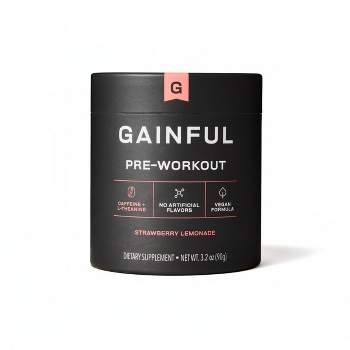 Gainful Pre-workout - Strawberry Lemonade - Caffeinated - 3.2oz