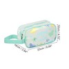 Unique Bargains Durable Cosmetic Bag Green 1 Pc - 2 of 4