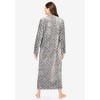 Dreams & Co. Women's Plus Size Plush Zip-Front Robe - 3 of 4