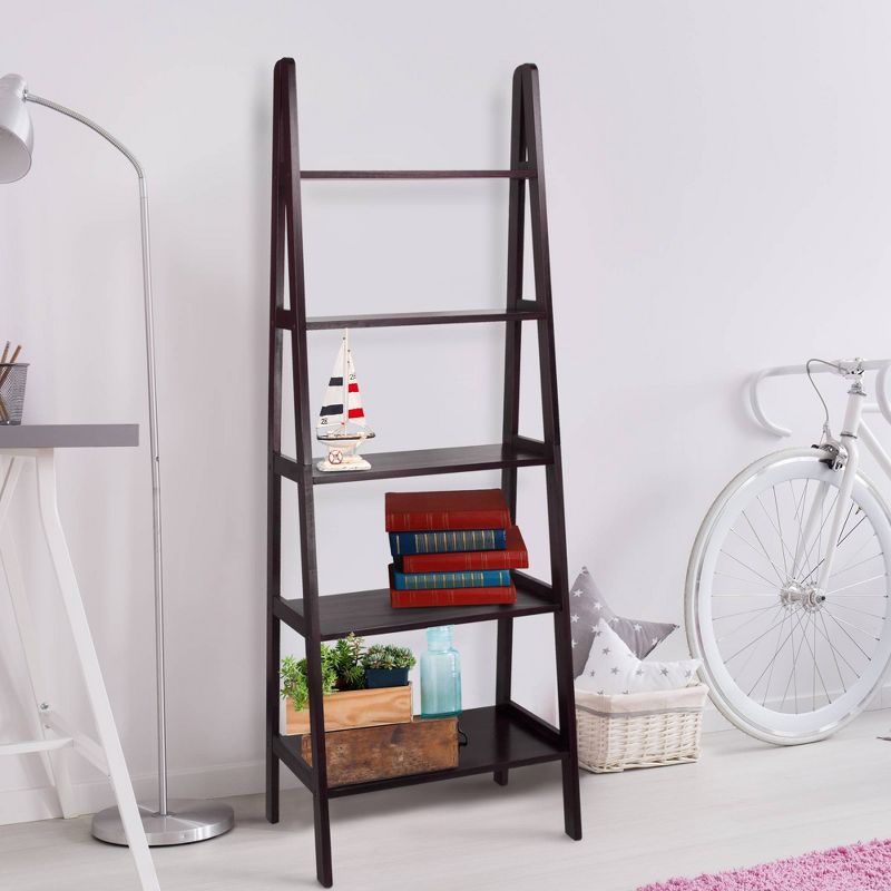 5 Shelf Ladder Bookcase - Flora Home, 5 of 14