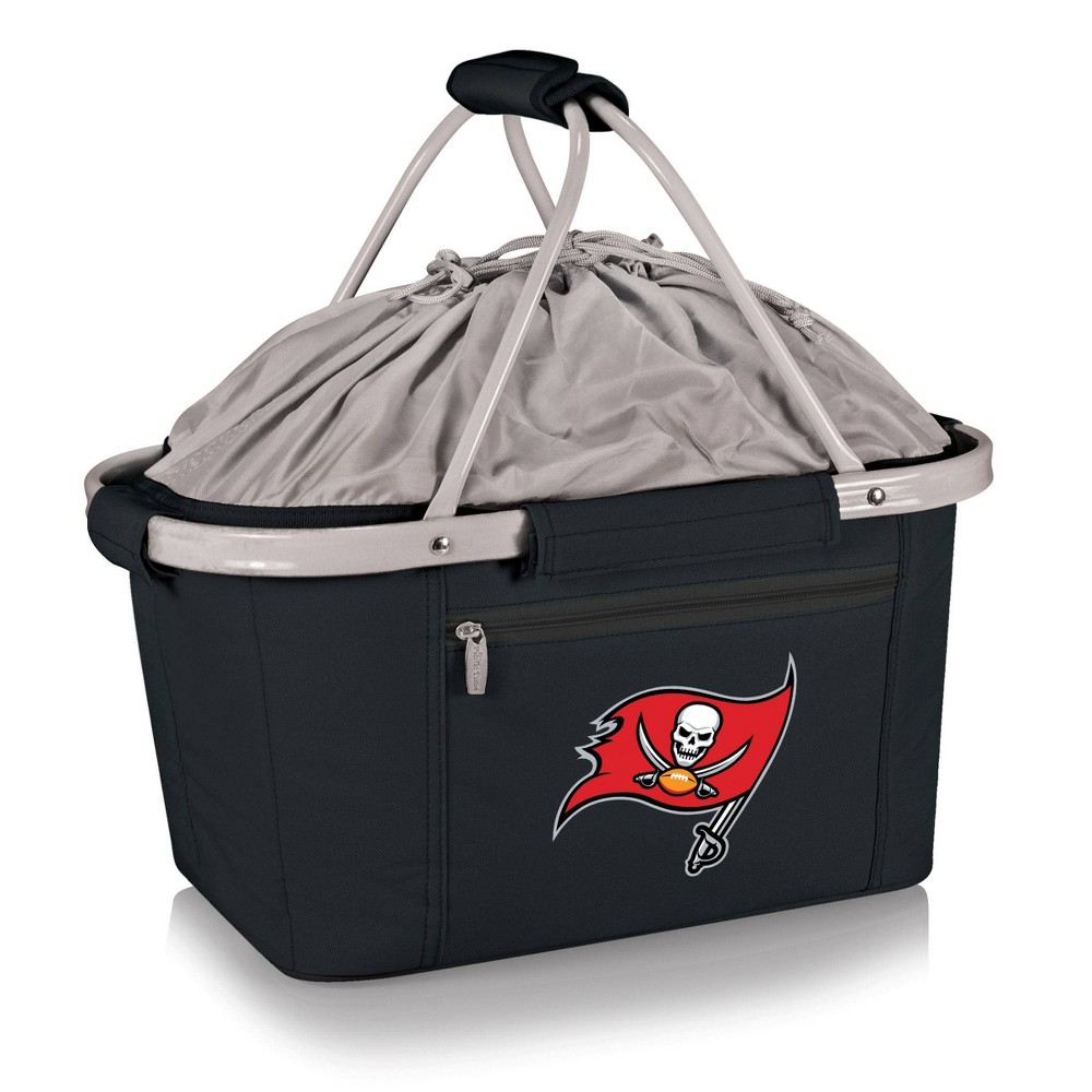 Photos - Picnic Set NFL Tampa Bay Buccaneers Metro Basket Collapsible Tote by Picnic Time Blac