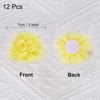 Unique Bargains Durable Versatile Chiffon  Artificial Flowers for Graduation Headbands 12 Pcs - 2 of 4