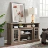 VYNXARIA Classic Gray Wash TV Media Stand with Open and Closed Storage for TVs up to 65inch - 3 of 4