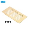 Unique Bargains Aluminum Rectangle Mesh with Mounting Screw Cabinet Air Vent Cover - 3 of 4