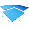 NicBex 26"L Interlocking Gym Floor Mats,Premium EVA Foam,0.5/0.75/1 Inch Thickness,6/12/18/24/36 Pieces,Home Gym and Gymnastics Floor Protection,Black - 3 of 4