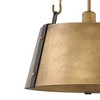 Hinkley Lighting Cartwright 1 - Light Chandelier in  Rustic Brass - 4 of 4