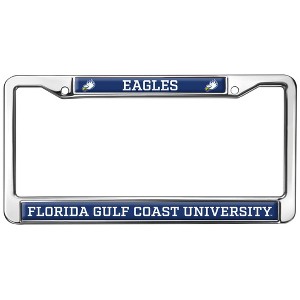 Florida Gulf Coast University Mascot Full Size Standard License Plate Metal Frame - 1 of 4