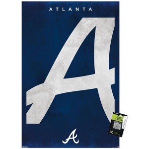 Trends International MLB Atlanta Braves - Logo 25 Unframed Wall Poster Prints - 1 of 4