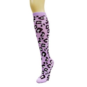 Animal Print (Leopard) Knee High Socks from the Sock Panda (Women's Sizes, Adult Medium) - 1 of 3