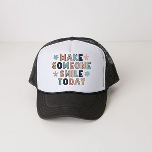 The Juniper Shop Make Someone Smile Today Youth Foam Trucker Hat - 1 of 2