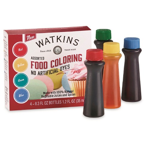 Watkins Assorted Food Coloring 12 oz Target