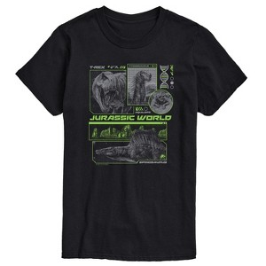 Men's - Jurassic World: Rebirth - Dinosaur DNA Digital Short Sleeve Graphic T-Shirt - 1 of 4