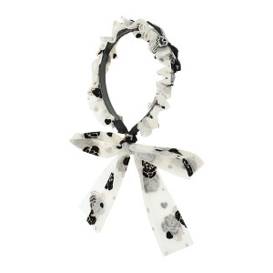 Unique Bargains Women's Rhinestone Ribbon Headband 1 Pc - 1 of 4