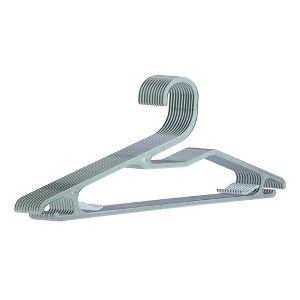 REGALWOVEN Durable Space Saving Plastic Organizational Clothes Hangers 10 Pcs - 1 of 4